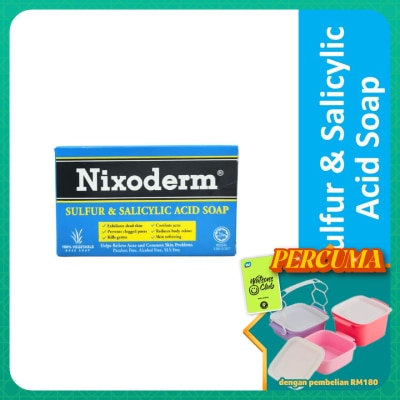 NIXODERM - Sulfur & Salicylic Acid Soap 100g