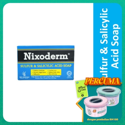 NIXODERM Sulfur & Salicylic Acid Soap 100g