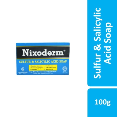 NIXODERM - Sulfur & Salicylic Acid Soap 100g
