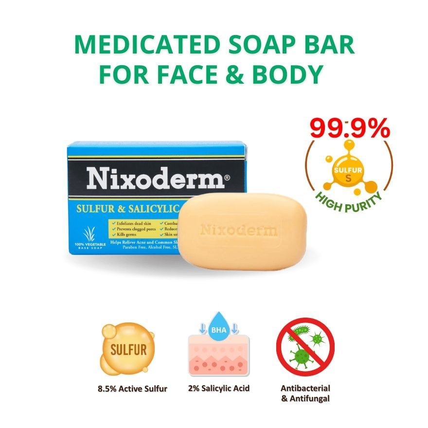 Sulfur & Salicylic Acid Soap 100g