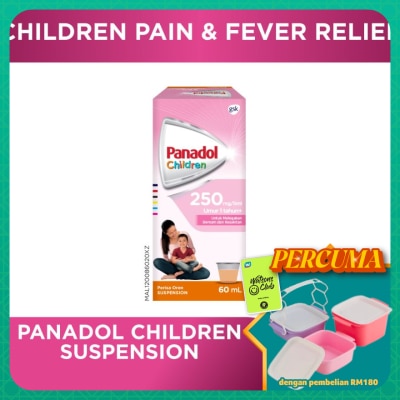 PANADOL - Children Suspension 250 mg/5ml for Fever & Pain