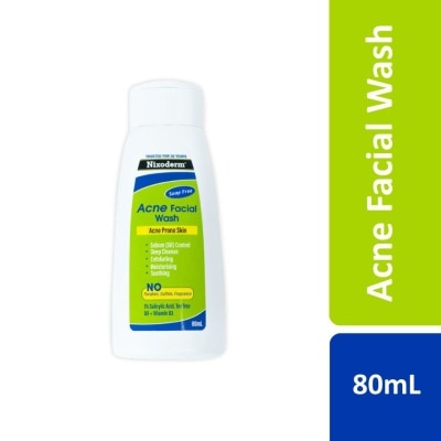 NIXODERM Acne Facial Wash 80ml