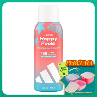 ADIDAS VIBES - Vibes Deodorant Spray Happy Feels 150ml