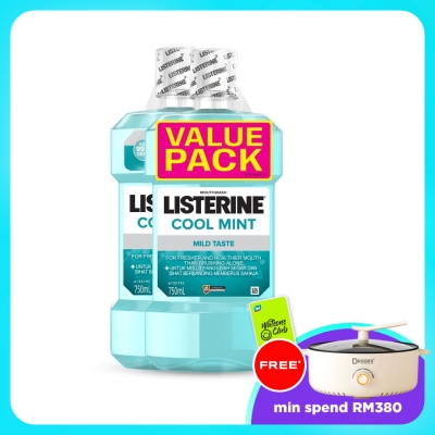 LISTERINE - Cool Mint Mild Taste Twin Pack 2 x 750ml image