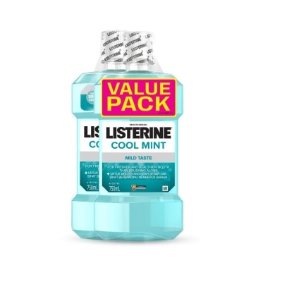 LISTERINE Cool Mint Mild Taste Twin Pack 2 x 750ml