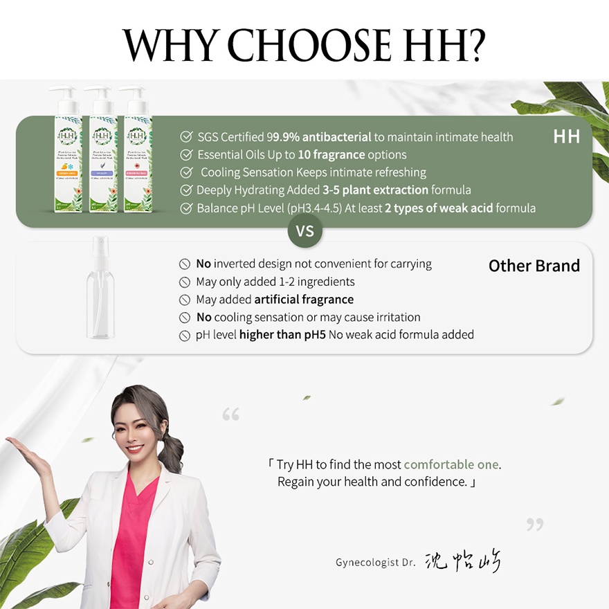 Plant Extraction Feminine Intimate Wash (Fresh Floral) 200ml image