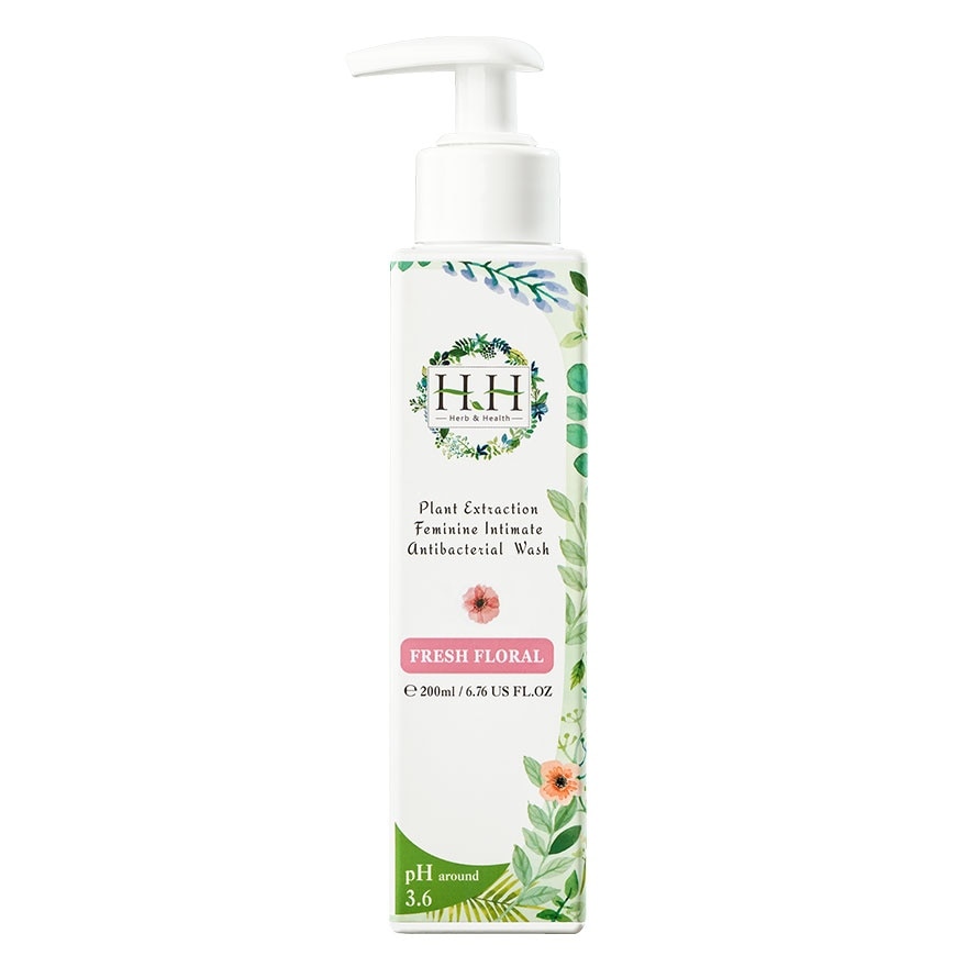 Plant Extraction Feminine Intimate Wash (Fresh Floral) 200ml