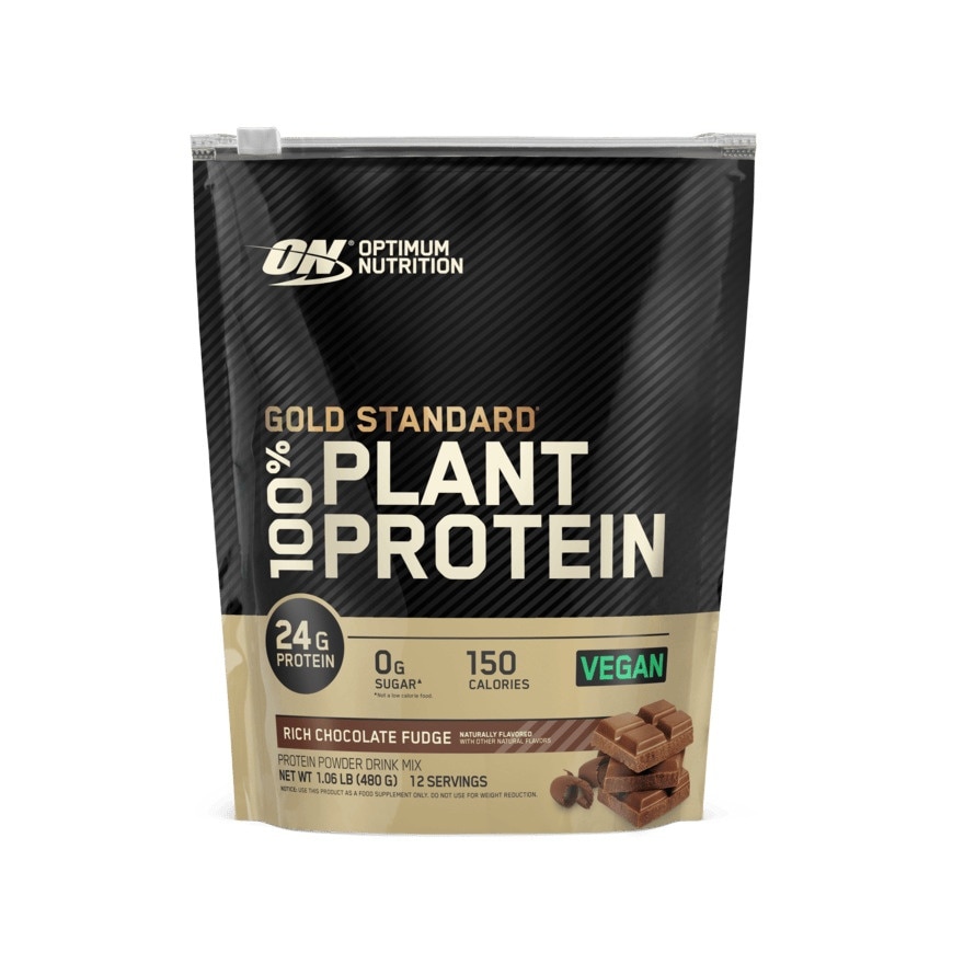 Gold Standard Plant Protein Rich Chocolate Fudge 480g