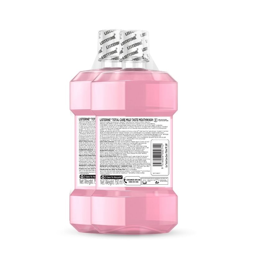 Total Care Mild Taste Twin Pack 2 x 750ml