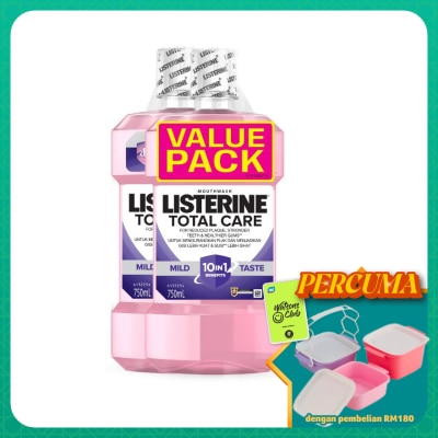 LISTERINE - Total Care Mild Taste Twin Pack 2 x 750ml