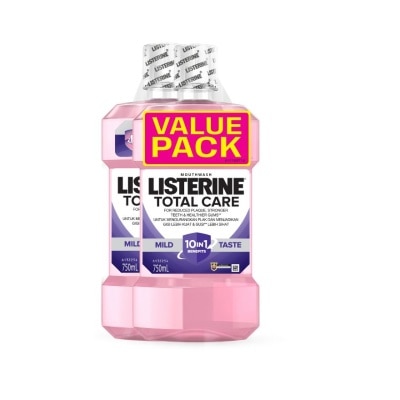 LISTERINE Total Care Mild Taste Twin Pack 2 x 750ml