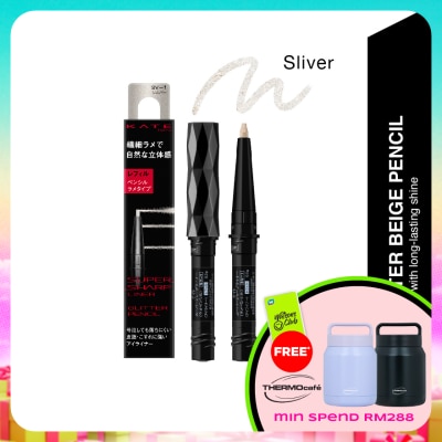 KATE - Super Sharp Liner Glitter Pencil Silver-1 refill