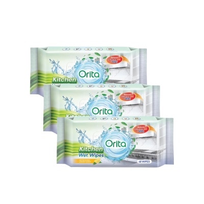 ORITA - Kitchen Wet Wipes Bundle Pack 40SX3