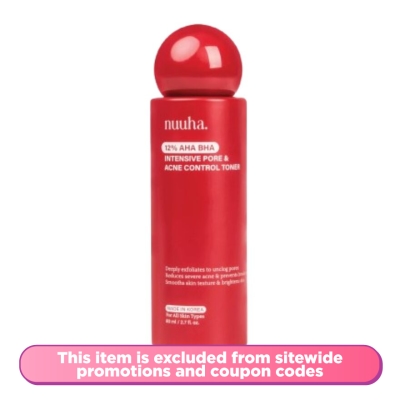 NUUHA - 12% AHA BHA Intensive Pore & Acne Control Toner 80ml