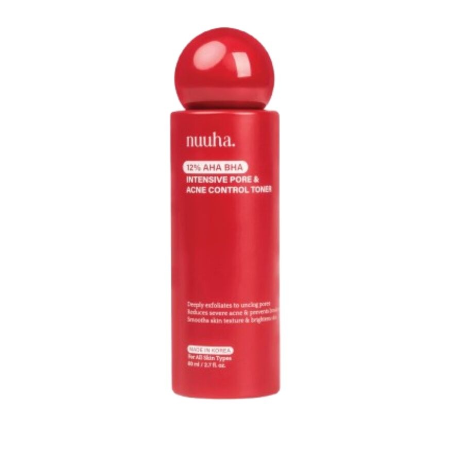 12% AHA BHA Intensive Pore & Acne Control Toner 80ml