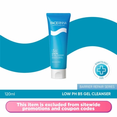 FACERINNA - Low PH B5 Gel Cleanser 120ml