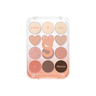 COLORGRAM - Pin Point Eyeshadow Palette 01 Sunny Oat Peach