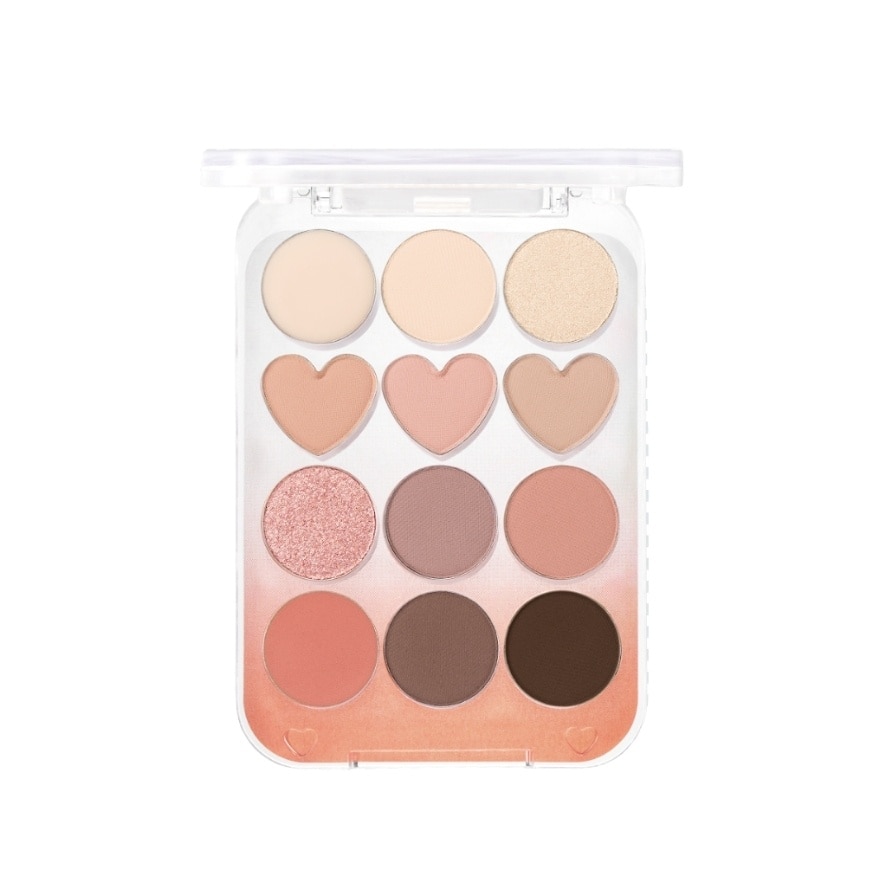 Pin Point Eyeshadow Palette 01 Sunny Oat Peach