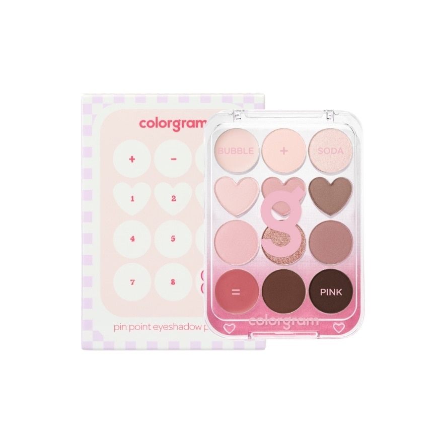 Pin Point Eyeshadow Palette 02 Bubble Soda Pink
