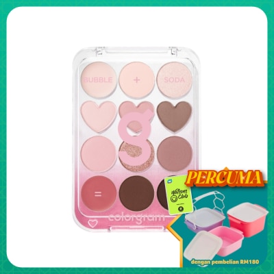 COLORGRAM - Pin Point Eyeshadow Palette 02 Bubble Soda Pink