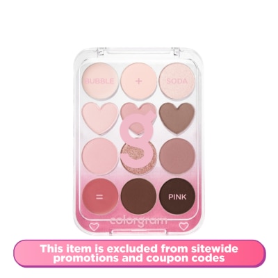 COLORGRAM - Pin Point Eyeshadow Palette 02 Bubble Soda Pink