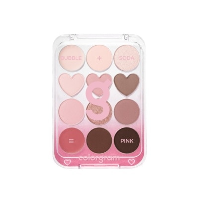COLORGRAM - Pin Point Eyeshadow Palette 02 Bubble Soda Pink