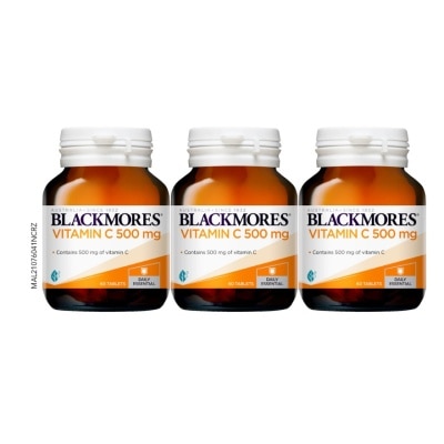 BLACKMORES Vitamin C 500mg 60's x3