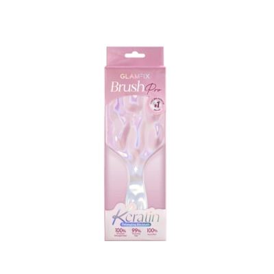 GLAMFIX - BIOFLEX Detangling Bio-Keratin Brush Crystal Aura-Blush image