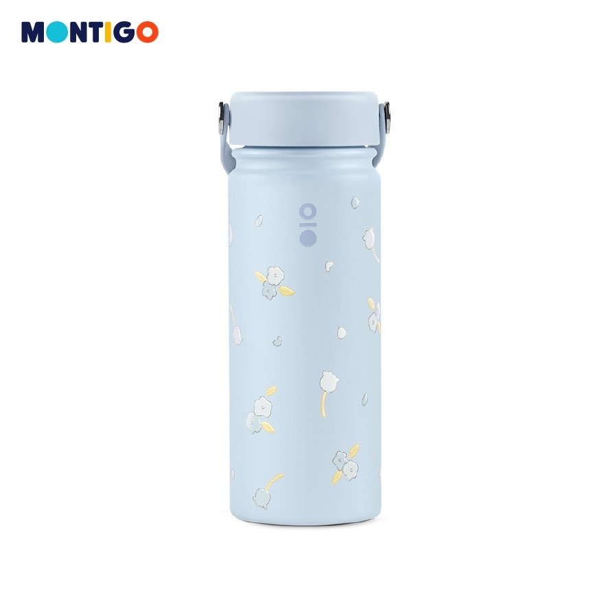 Winter Flower Ace Bottle Sky Dew 18oz