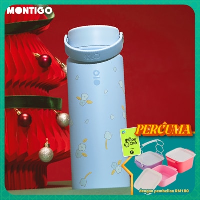 MONTIGO - Winter Flower Ace Bottle Sky Dew 18oz