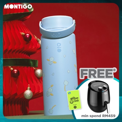 MONTIGO Winter Flower Ace Bottle Sky Dew 18oz