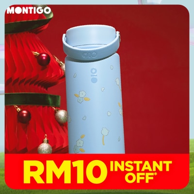 MONTIGO Winter Flower Ace Bottle Sky Dew 18oz