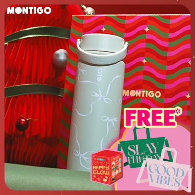 MONTIGO Bows and Cherries Ace Bottle Green 18oz