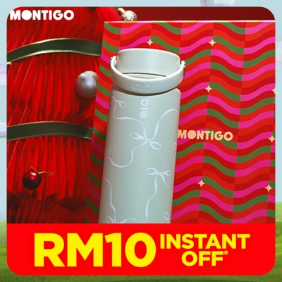 MONTIGO Bows and Cherries Ace Bottle Green 18oz