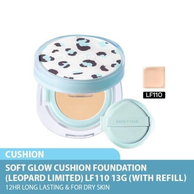MISTINE Leopard Limited Soft Glow Cushion Foundation With Refill LF110