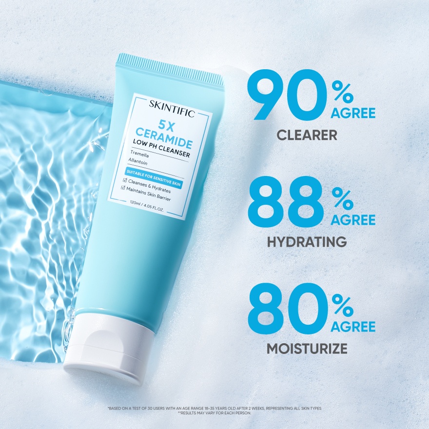 5X Ceramide Low pH Cleanser 120ml image