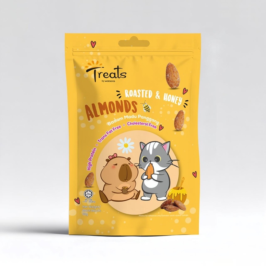 Roasted & Honey Almonds 30g image