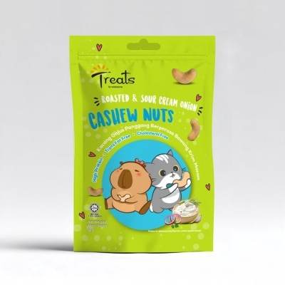 TREATS BY WATSONS - Roasted & Sour Cream Onion Cashew Nuts 30g