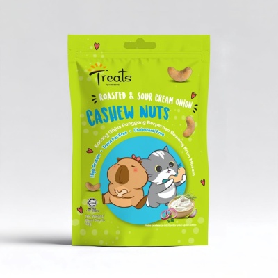 TREATS BY WATSONS - Roasted & Sour Cream Onion Cashew Nuts 30g image