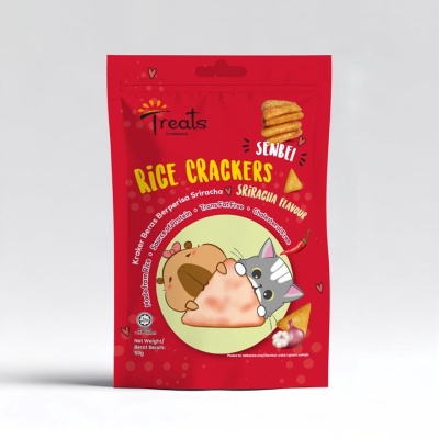 TREATS BY WATSONS - Senbei Rice Crackers Sriracha (Spicy) Flavour 50g image