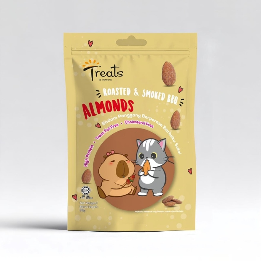Roasted & Smoked BBQ Almonds 30g