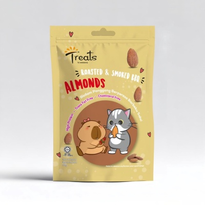 TREATS BY WATSONS - Roasted & Smoked BBQ Almonds 30g image