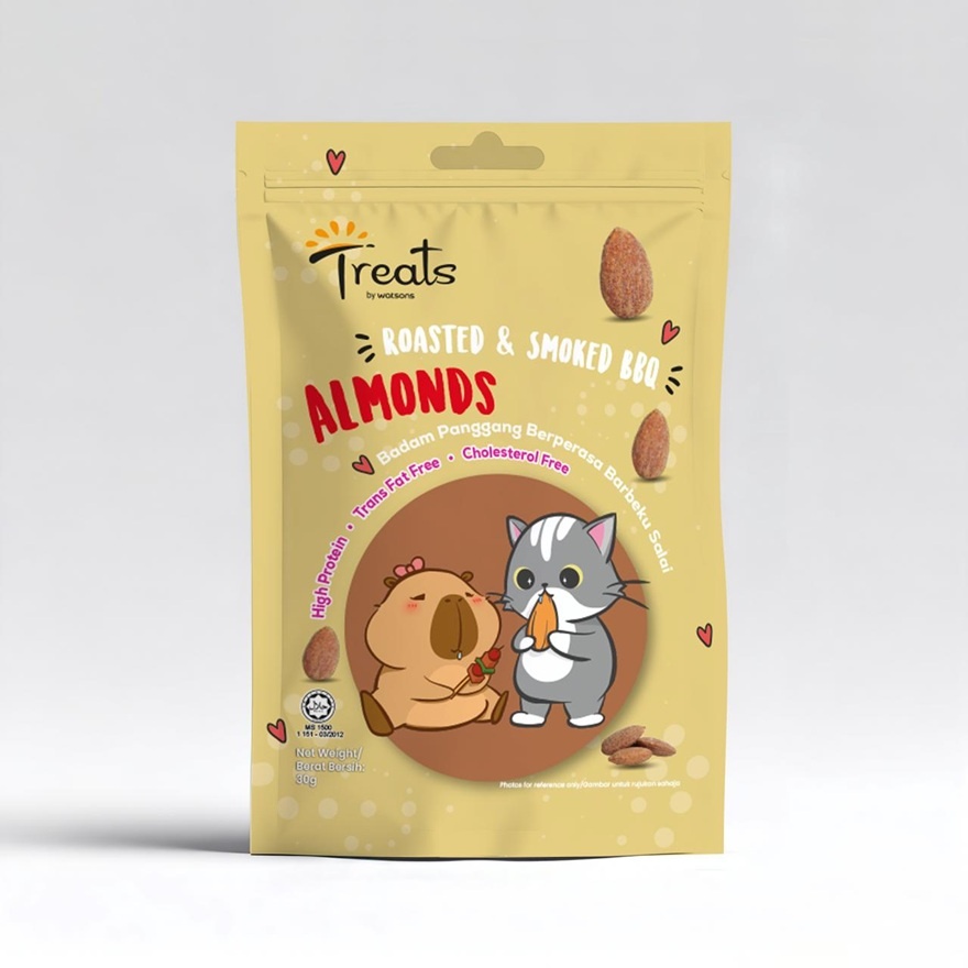 Roasted & Smoked BBQ Almonds 30g image