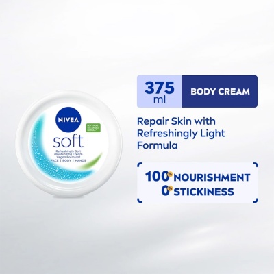 NIVEA - NIV SOFT MOIST CREAM 375ML