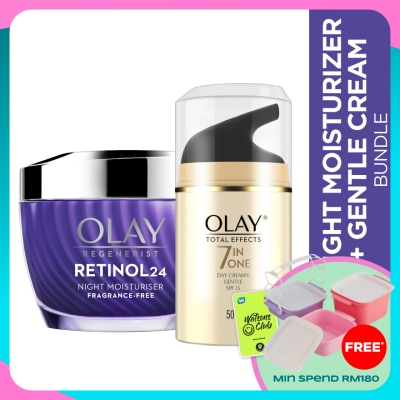 OLAY Total Effect UV Cream 50g + Retinol Moisturizer 50g