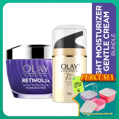 OLAY - Total Effect UV Cream 50g + Retinol Moisturizer 50g