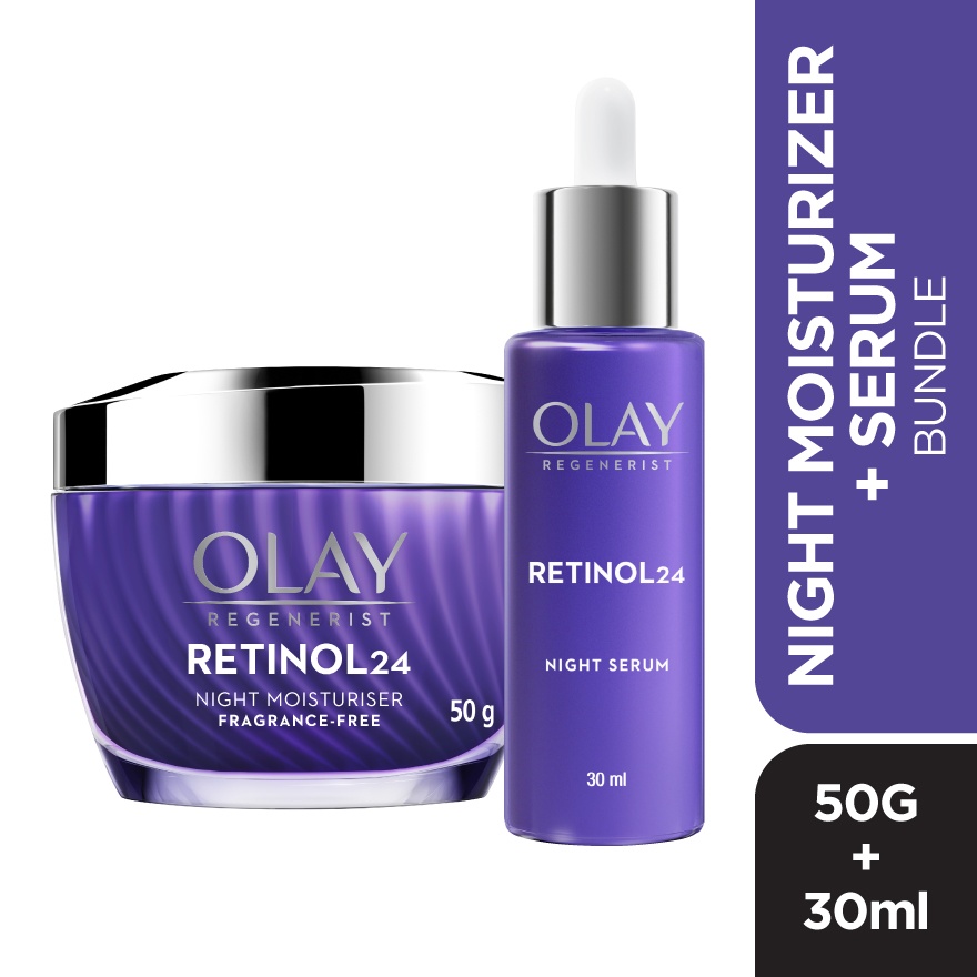 Retinol Night Serum 30ml + Moisturizer 50g image