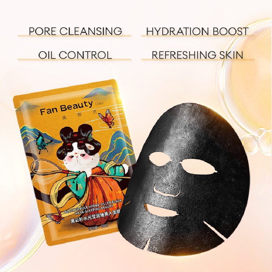 Black Spruce Hydration - Filler Black Mask - Sleeping Beauty 1s