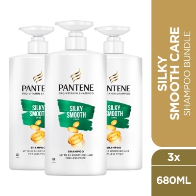 PANTENE - Long & Strong Shampoo 680ml X3