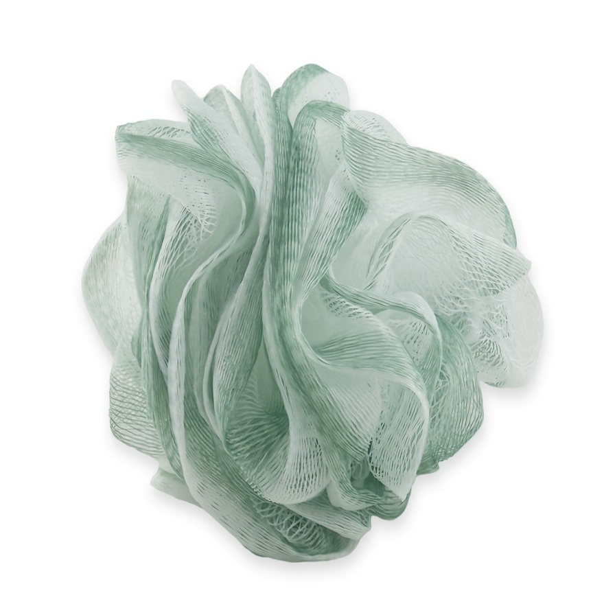 2-Tone Nylon Body Puff with Organza Bag 1s